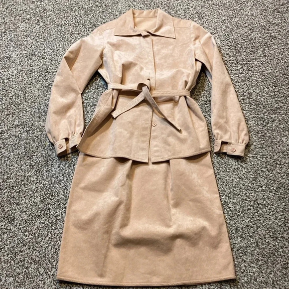 union made Dresses & Skirts - Vintage Union Made Skirt Set in Desert Pink (Golden Pink Tone)